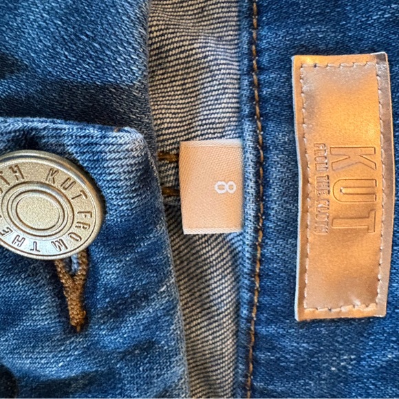 Women's Kut from the Kloth Meg Fab Ab Ankle Wide-Leg Jeans size 8 - Picture 3 of 9